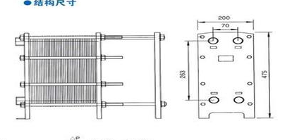寬流道板式熱交換器板片 寬流道板式熱交換器板片