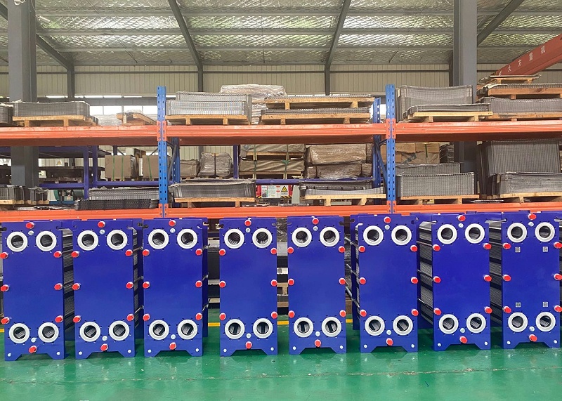 青島瑞普特疫情期間板式換熱器正常生產(chǎn)