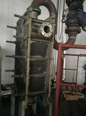 板殼式換熱器更換前 板殼式換熱器更換前